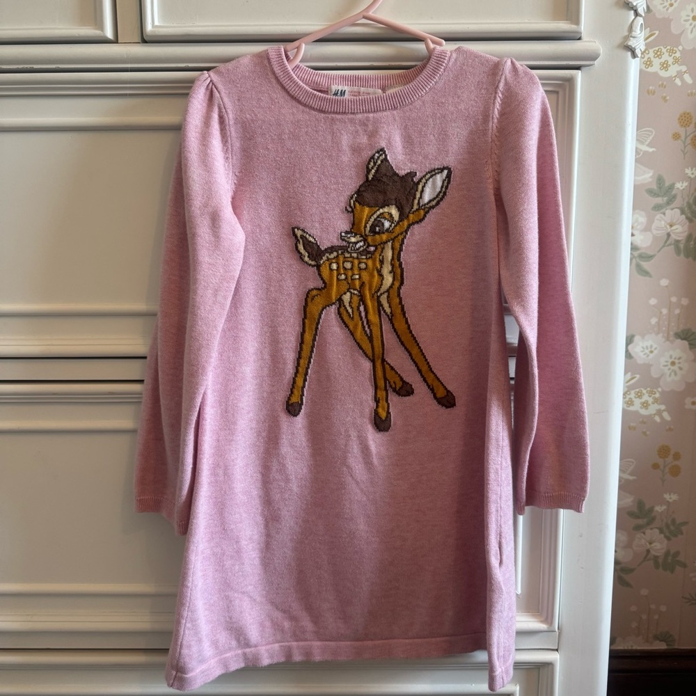 H&M Disney Bambi Girl’s Sweater Dress
